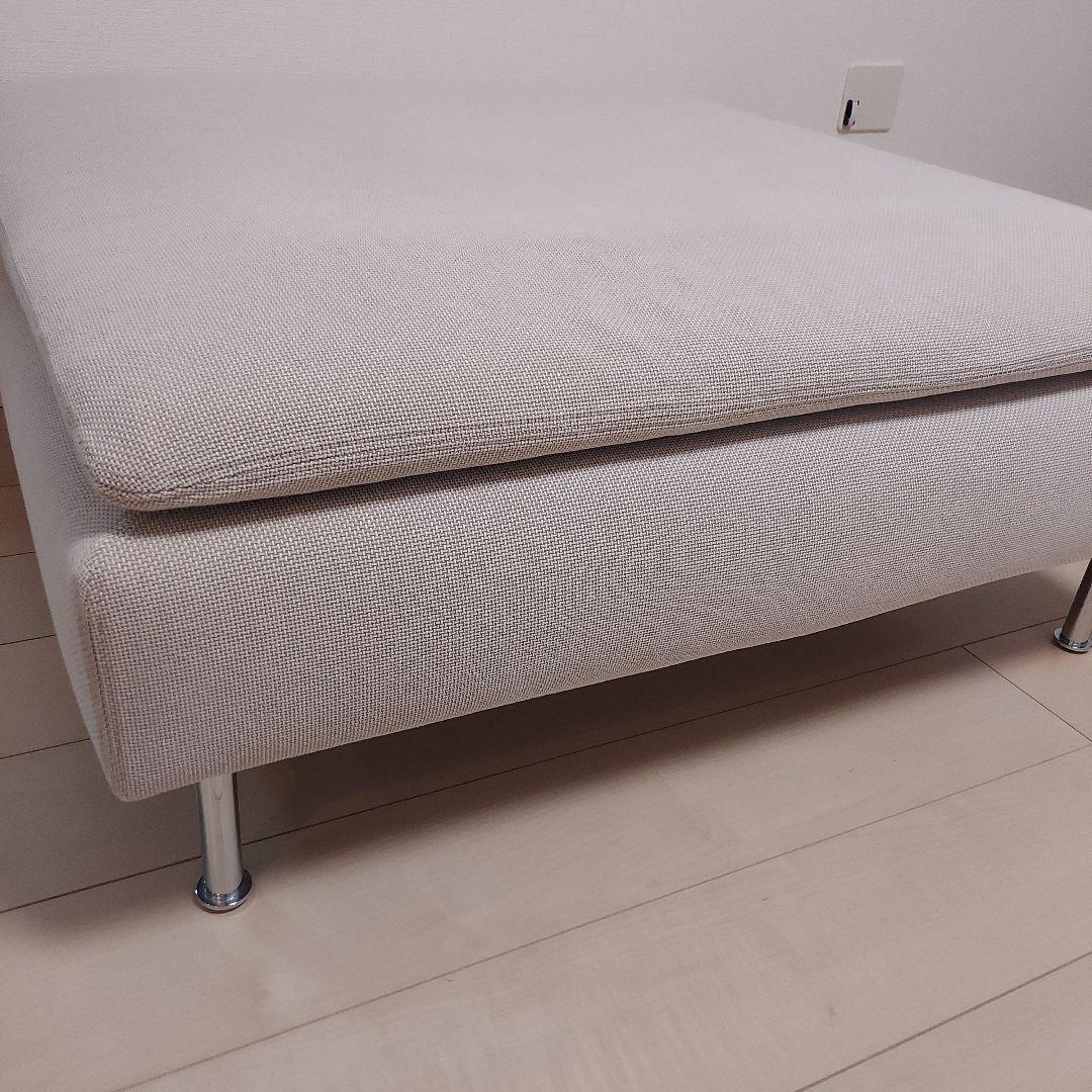 IKEA 美品 ソーデルハムンオットマン 本体&カバー