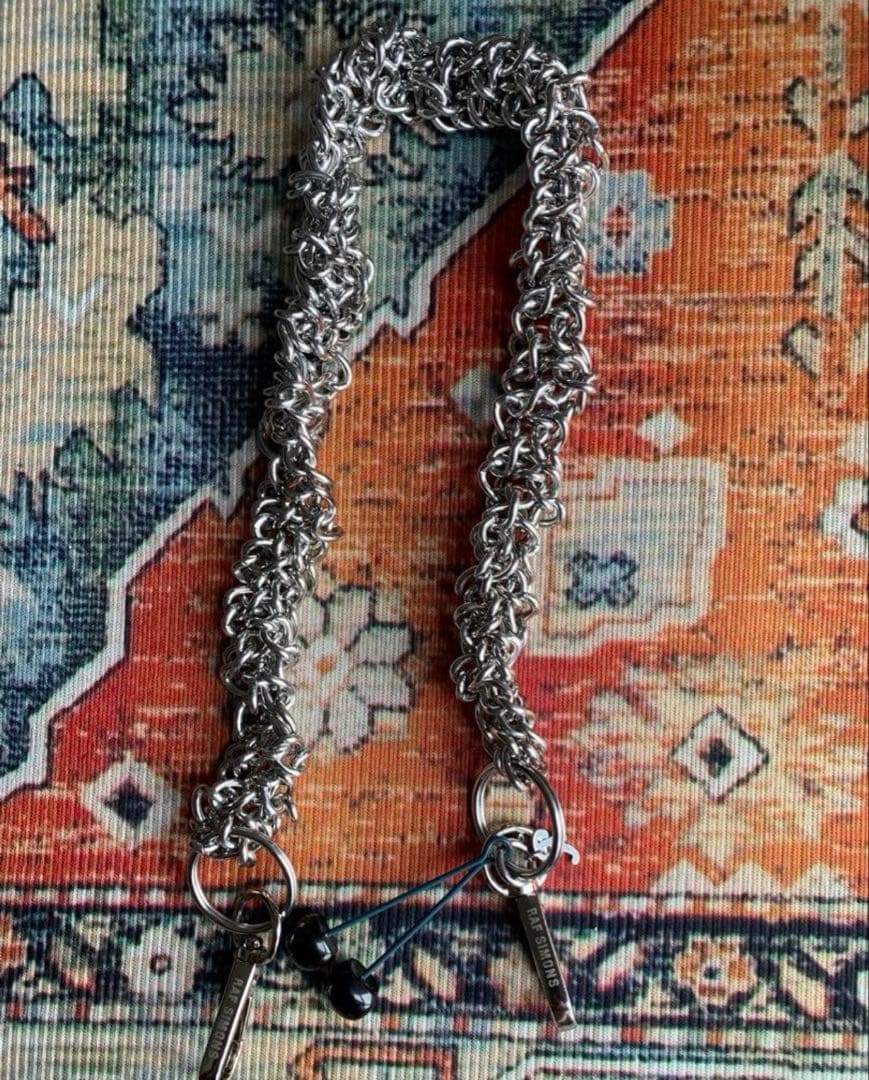 ラフシモンズ Raf Simons ウォレットチェーン　チェリー