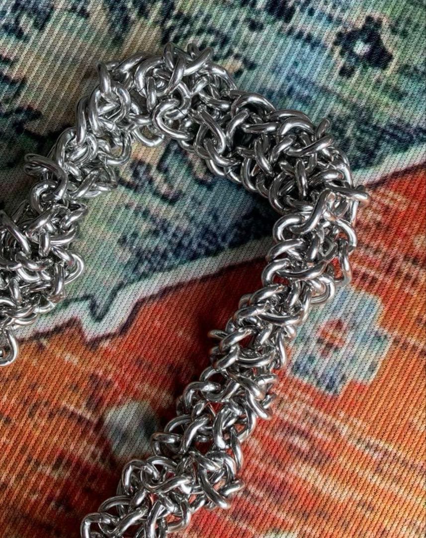 ラフシモンズ Raf Simons ウォレットチェーン　チェリー