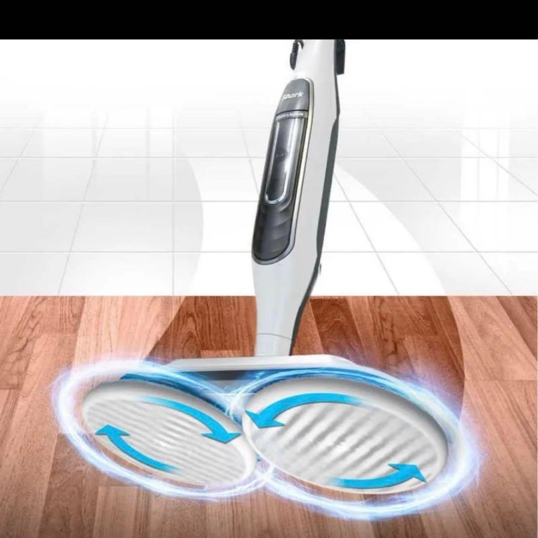 【説明書有】Shark シャーク　回転スチームモップ S7001JWH
