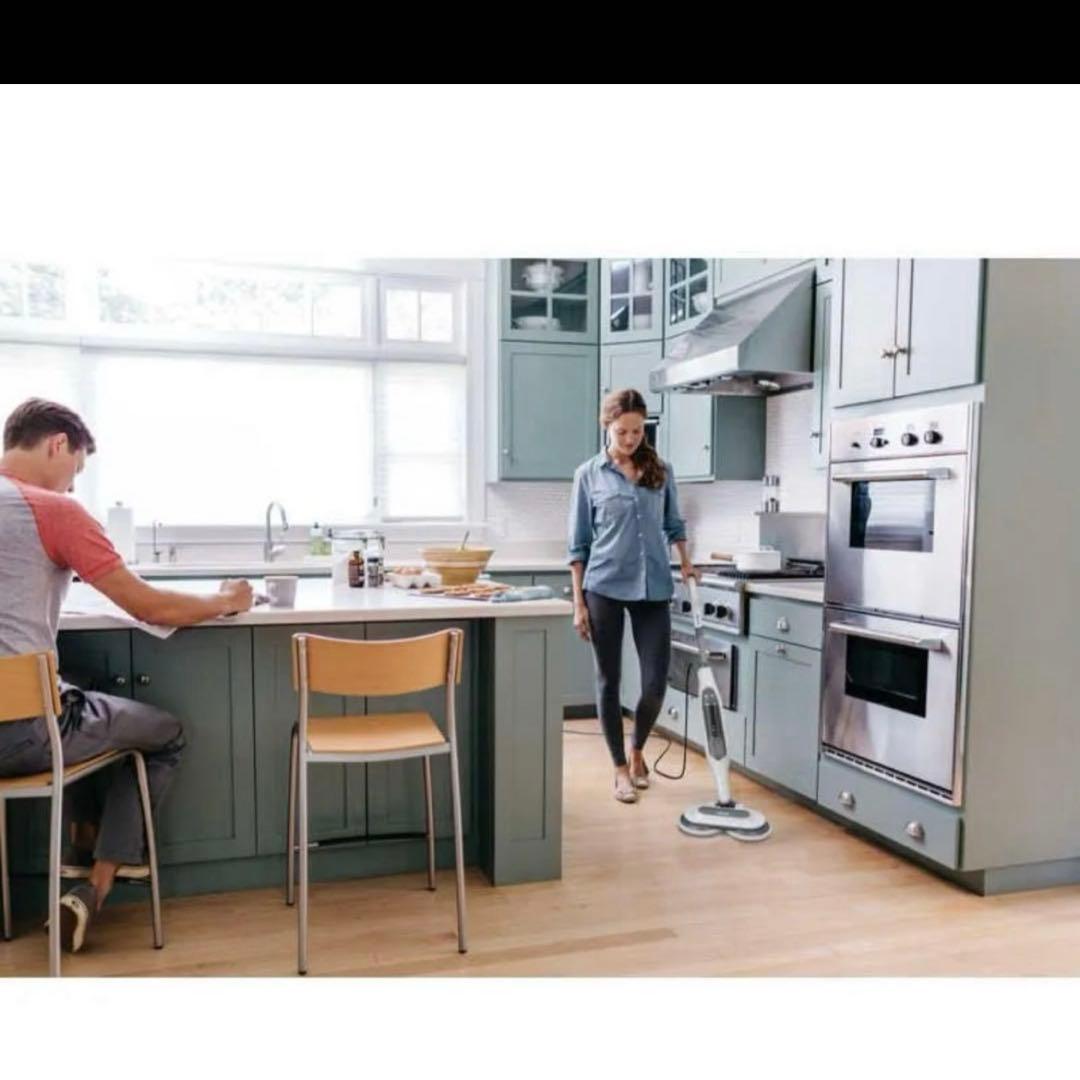 【説明書有】Shark シャーク　回転スチームモップ S7001JWH