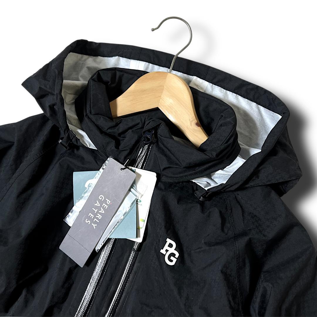 定価46,200円 新品 0 黒 パーリーゲイツ レインジャケット ワンピース