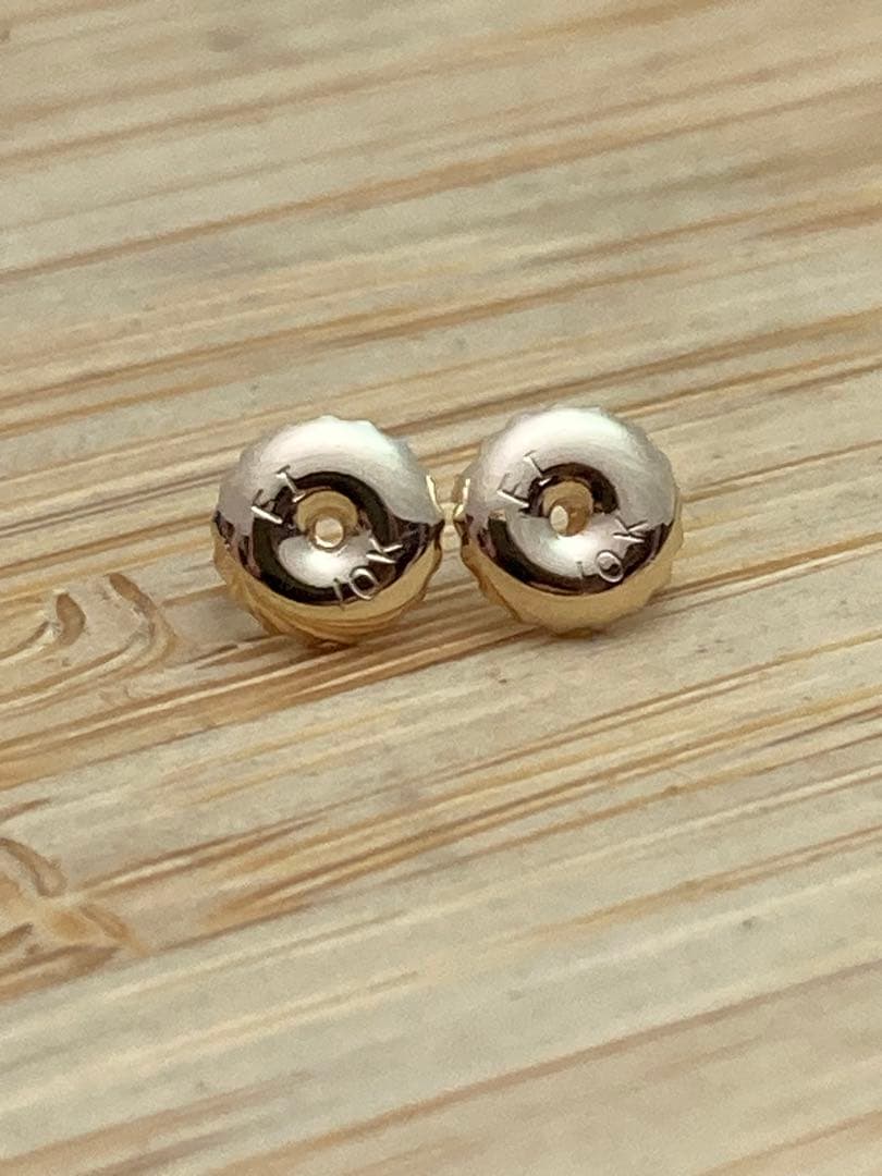 avalanche 10k yg 天然ダイヤモンド ピアス サンダー アバランチ