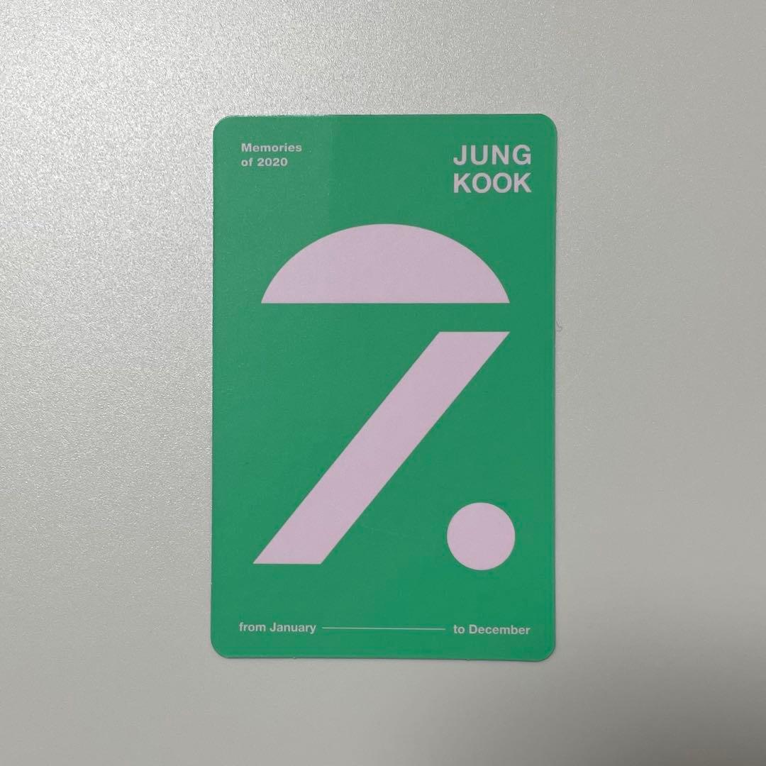 BTS MEMORIES 2018-2021 トレカ JUNGKOOK グク