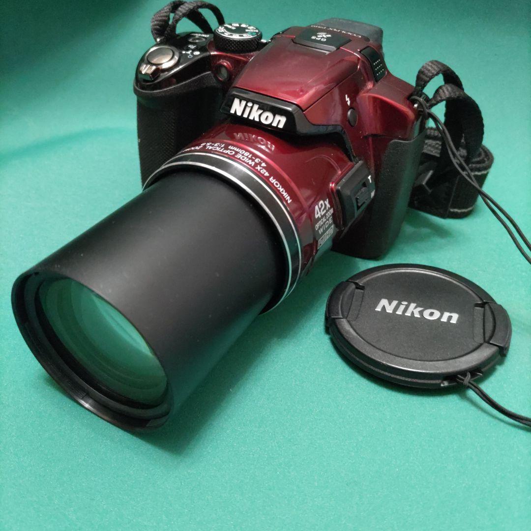 【動作品】光学42倍 Nikon COOLPIX P510 元箱、バッテリー３個