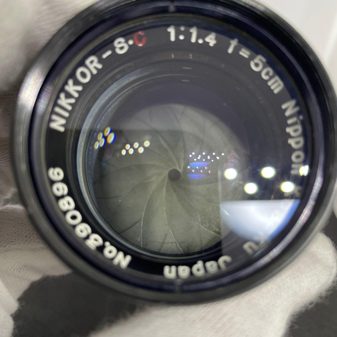 ニコン S ／ NIKKOR-SC 5cm F1.4 ／後塗りブラック OH済み