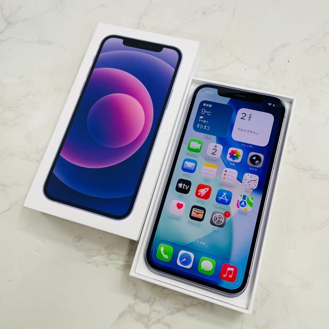 スマートフォン本体 iPhone12 64GB Purple A2402 MJNH3J/A