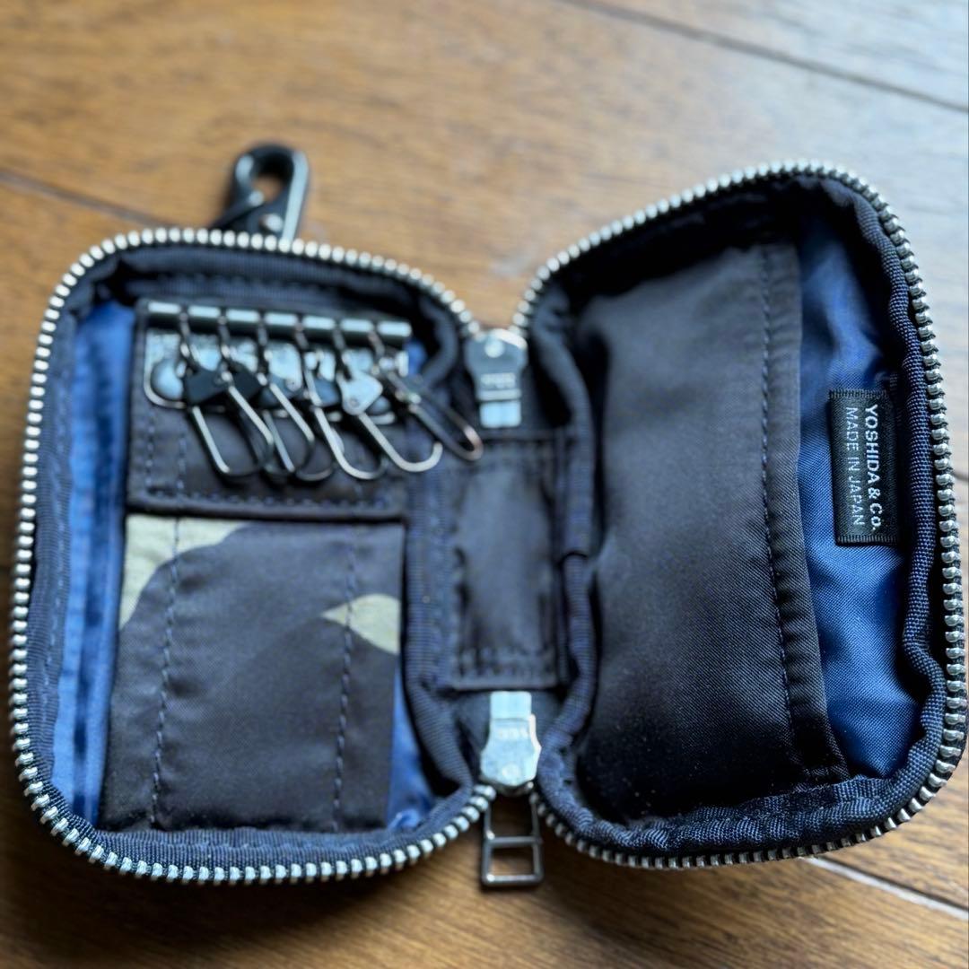 極美品 PORTER カモフラージュ キーケース
