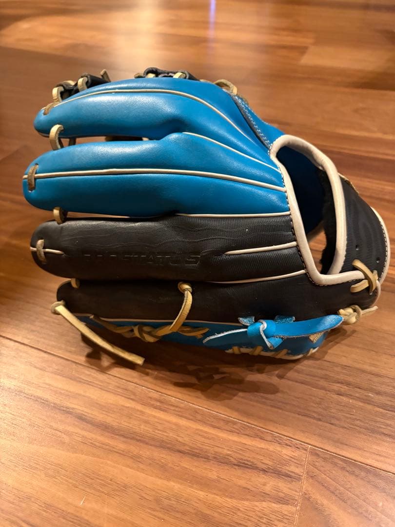 ZETT 軟式グローブ (プロステイタス)青/黒　今宮モデル