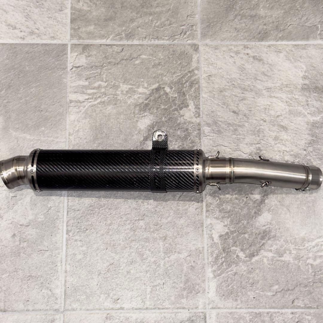 CB400SF NC42 LCI製 ラウンドカーボン スリップオン マフラー