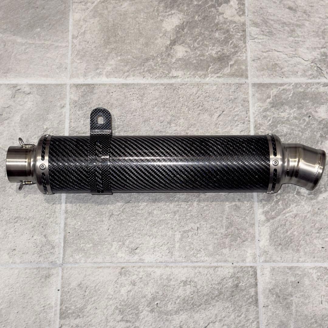 CB400SF NC42 LCI製 ラウンドカーボン スリップオン マフラー