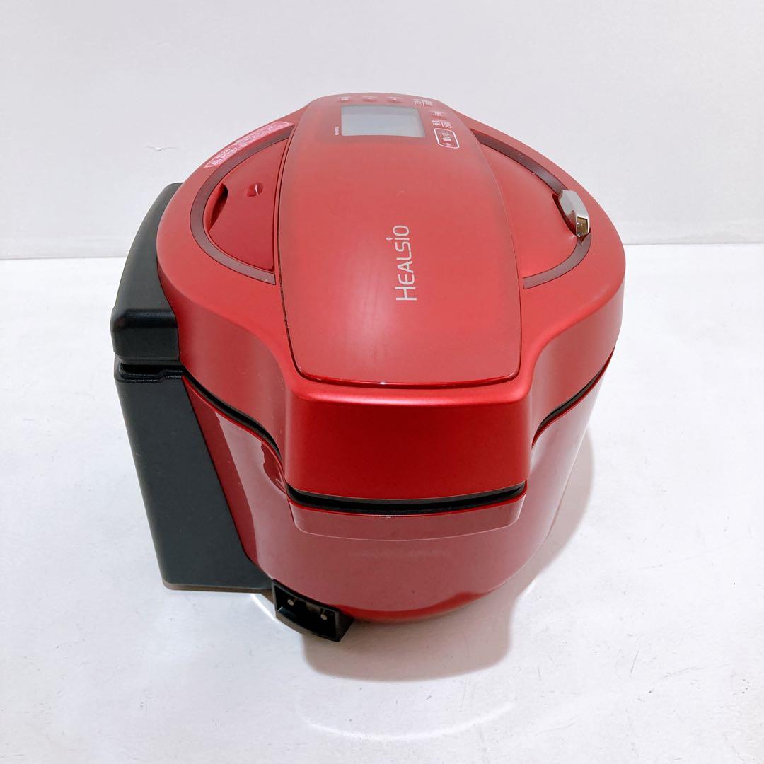 ☆SHARP シャープ HEALSIO KN-HW16E-R 水なし自動調理鍋