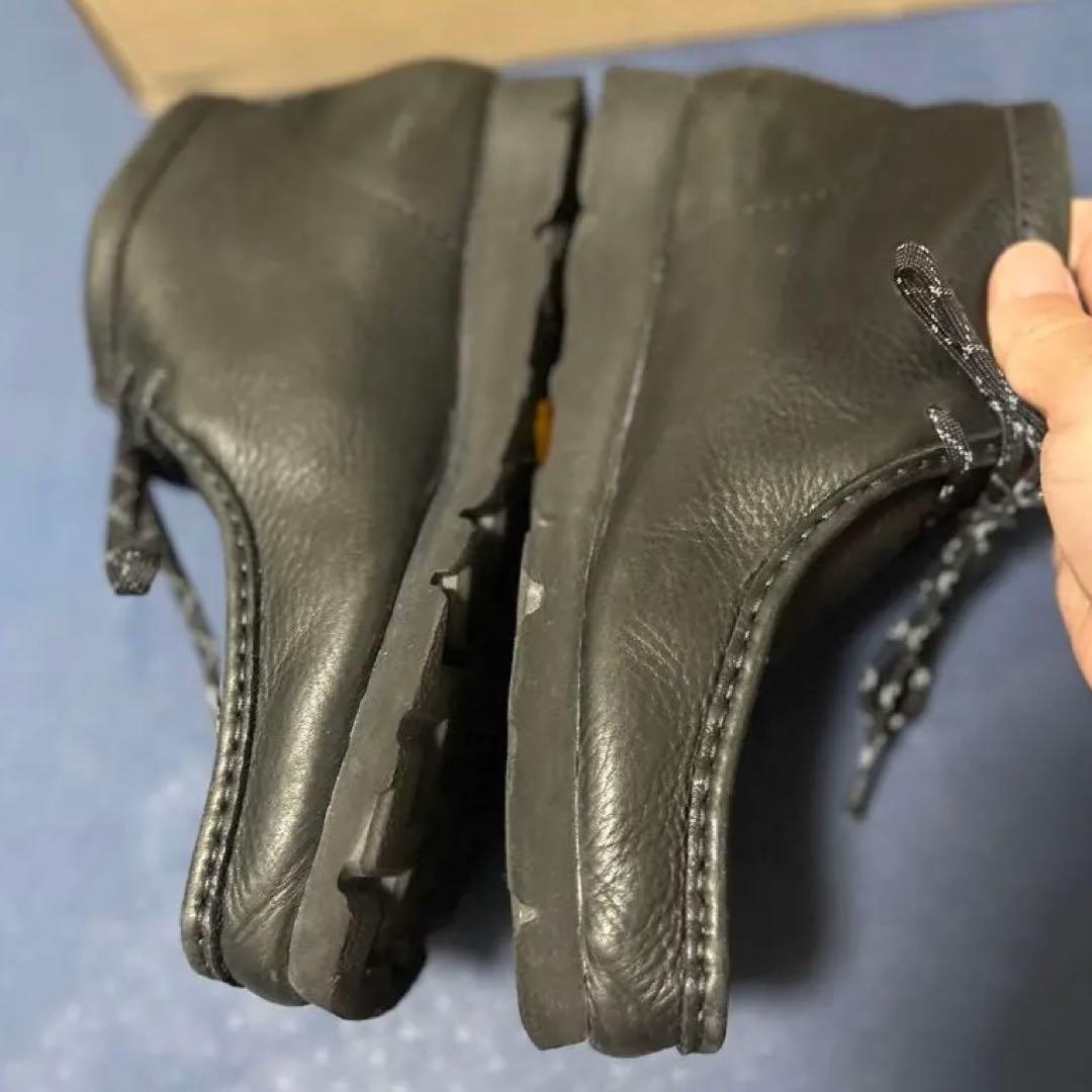 美品 箱付きクラークスワラビー ゴアテックス UK7.5 26本革 ビブラム　黒