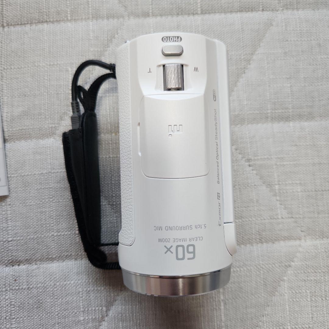 21年SONY ビデオカメラ Handycam HDR-CX680 ホワイト