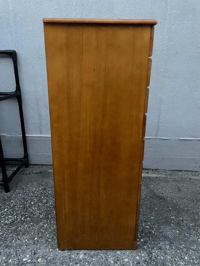 ★ 木製 チェスト 工芸 9段 114x35x43cm 衣類 収納 箪笥 タンス