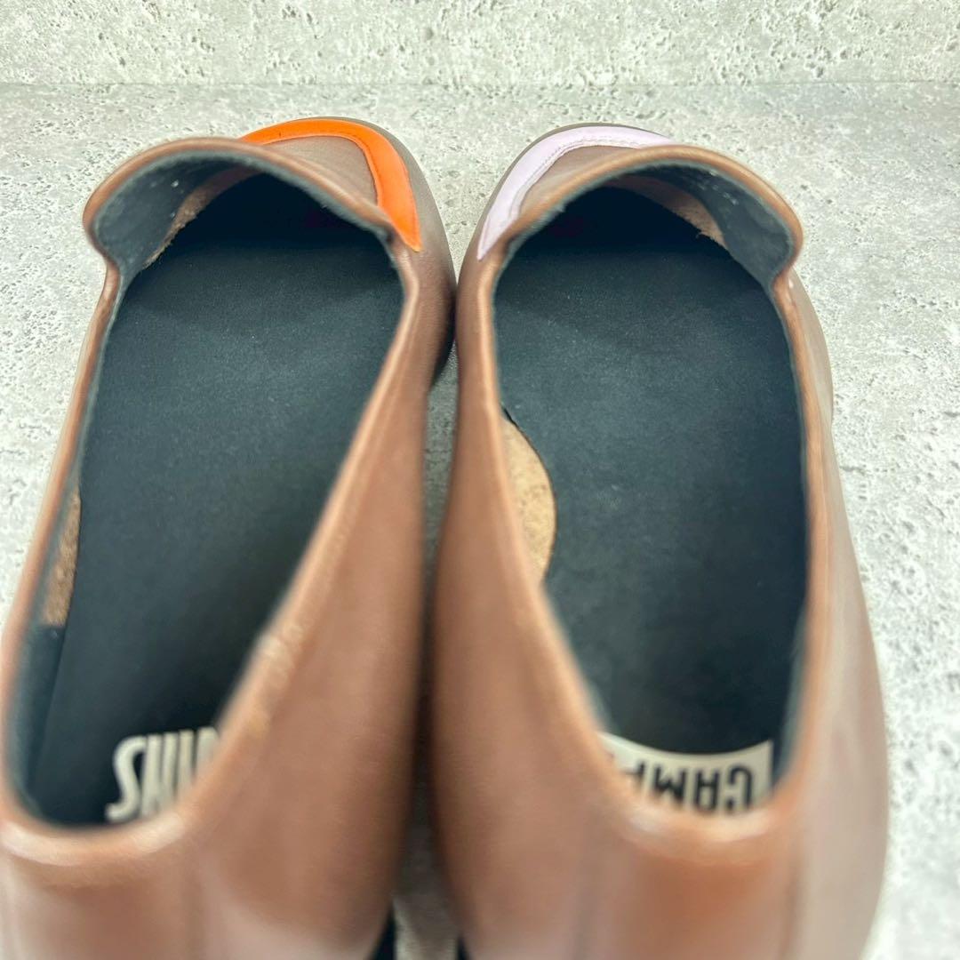 【極美品 箱付】CAMPER ツインズ ローファー ブラウン 36