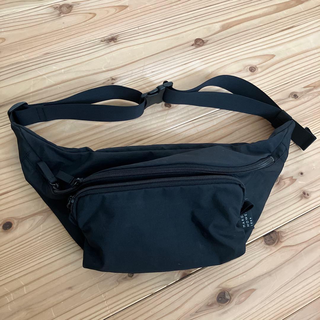 MARGARET HOWELL idea ボディバッグ ブラック