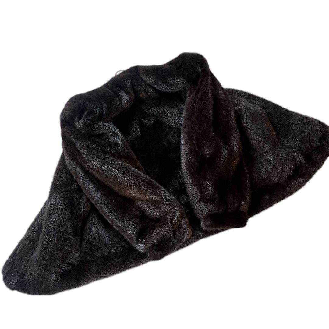 Mink Fur Coat ミンク Lサイズ ダークブラウン