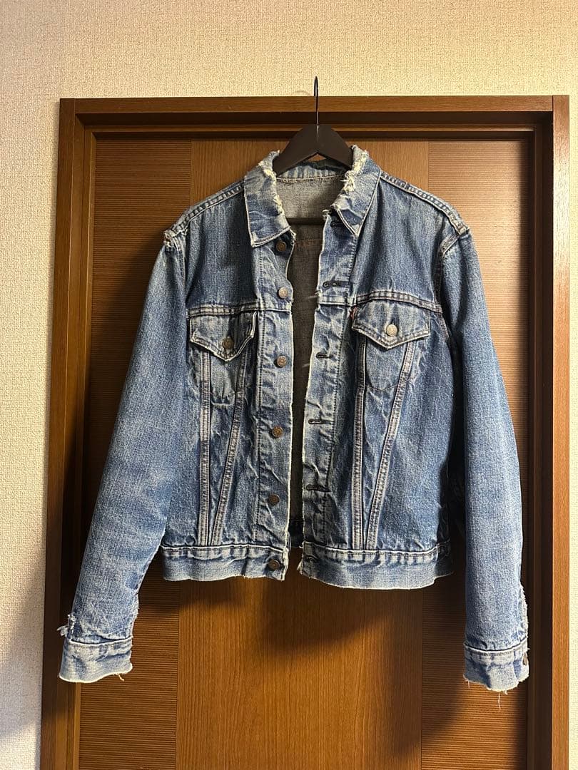 S*C様 ビンテージリーバイス70505 bigE USAドット刻印　ボロw40