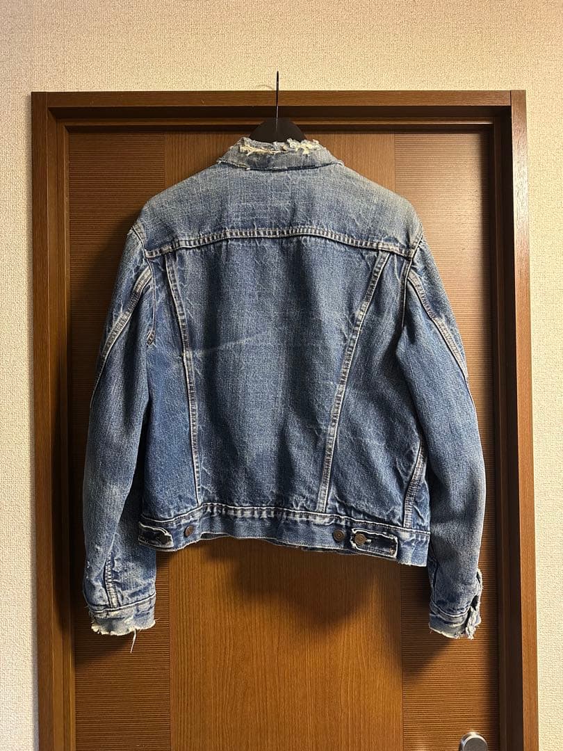 S*C様 ビンテージリーバイス70505 bigE USAドット刻印　ボロw40