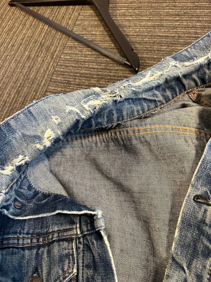 S*C様 ビンテージリーバイス70505 bigE USAドット刻印　ボロw40