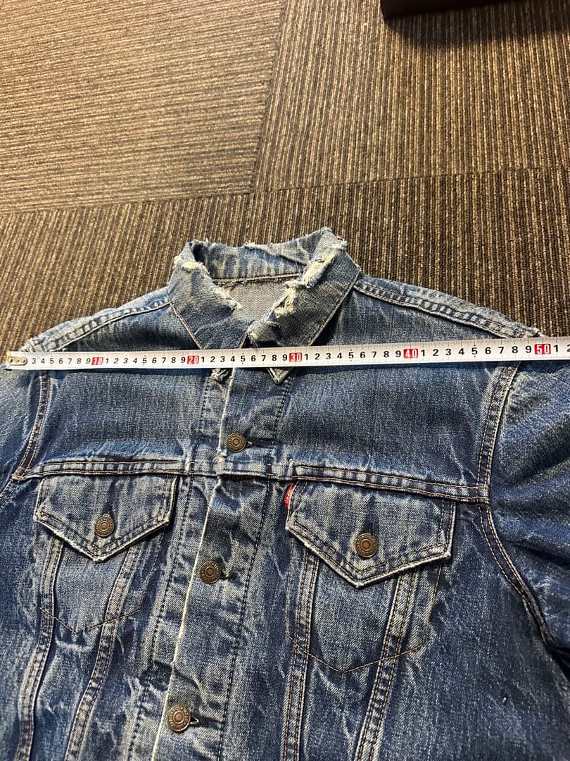 S*C様 ビンテージリーバイス70505 bigE USAドット刻印　ボロw40