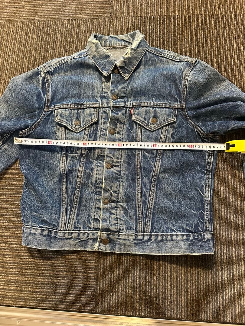 S*C様 ビンテージリーバイス70505 bigE USAドット刻印　ボロw40