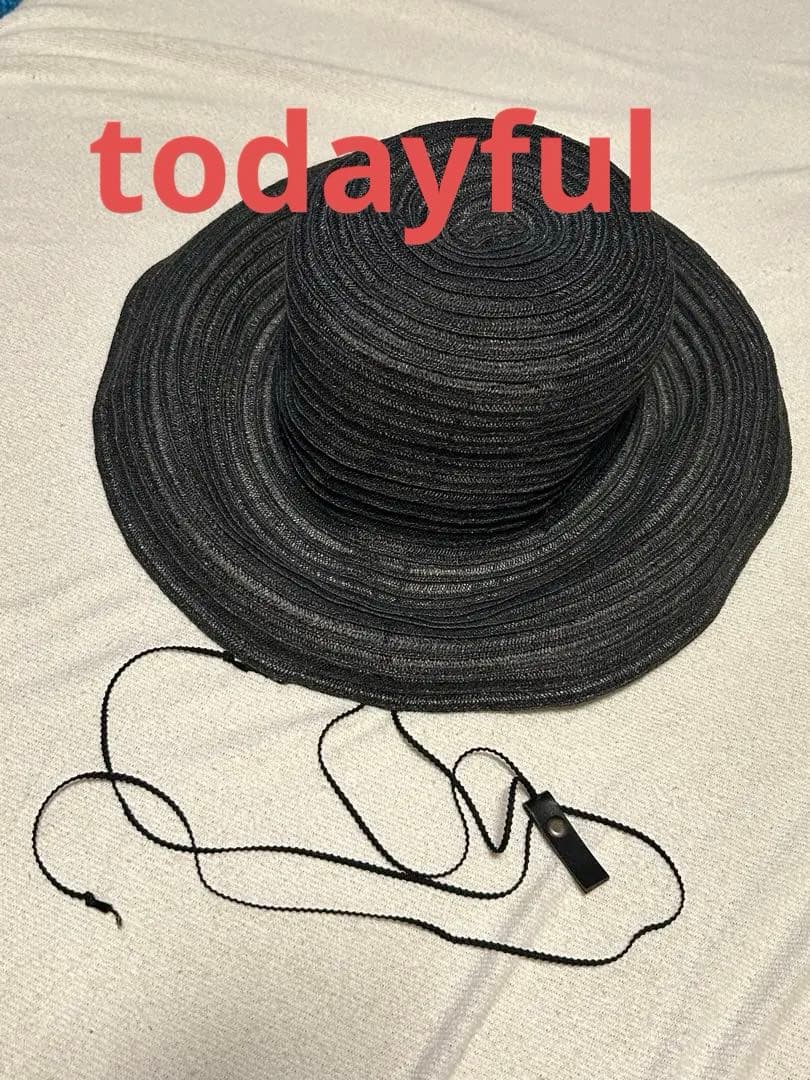 美品　Todayful トゥデイフル　ハット　美シルエット