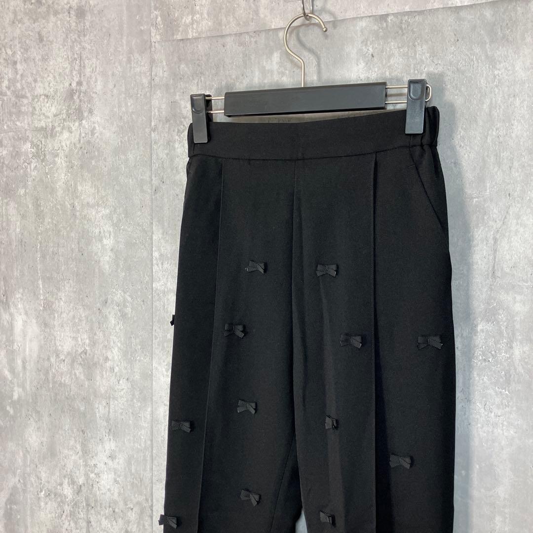 2点おまとめ CELFORD HEVE リボンドットパンツ ブラック 36