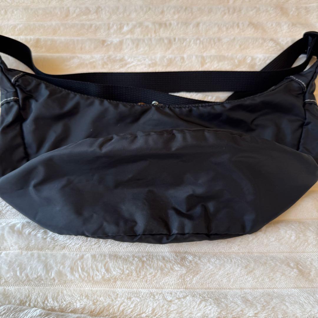 希少・廃盤PORTER REEF ハーフムーン ショルダーバッグ　黒