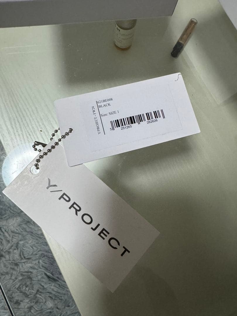 Y/PROJECT ブラック ベルト ハート型