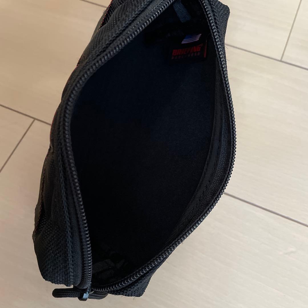 Gin【美品】BRIEFING MOBILE POUCH Mブラック