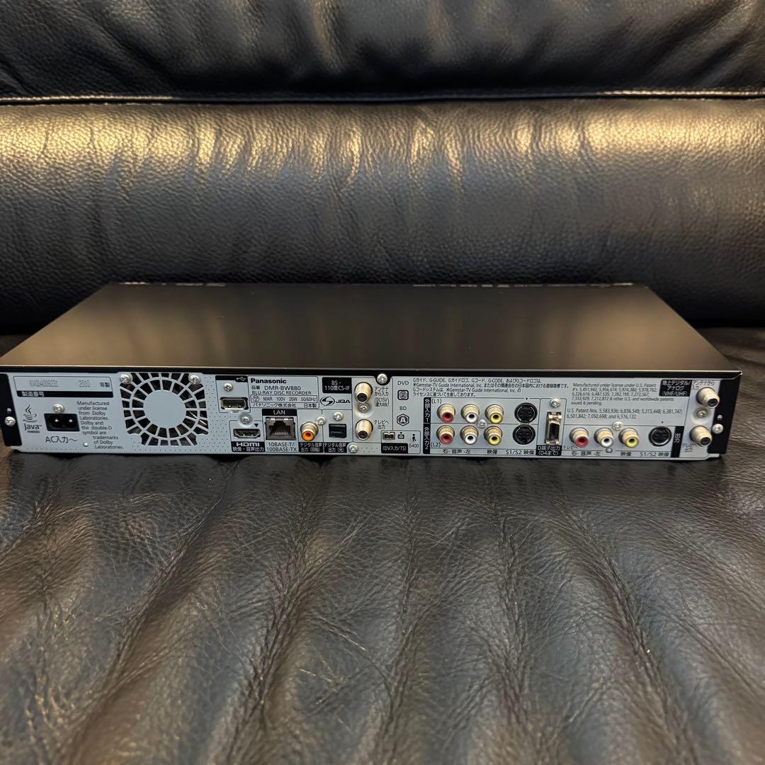 HDDレコーダー ブルーレイレコーダ　DIGA DMR-BW880