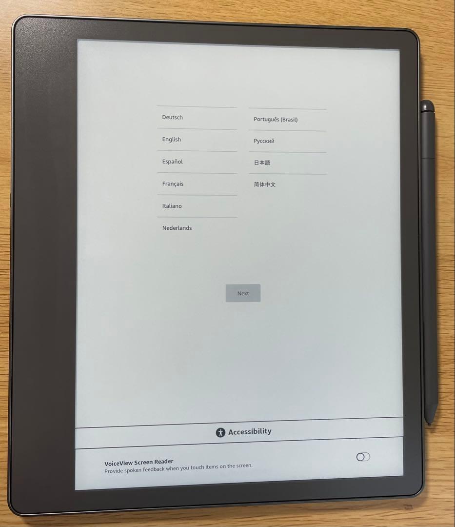 電子書籍リーダー本体 Kindle scribe