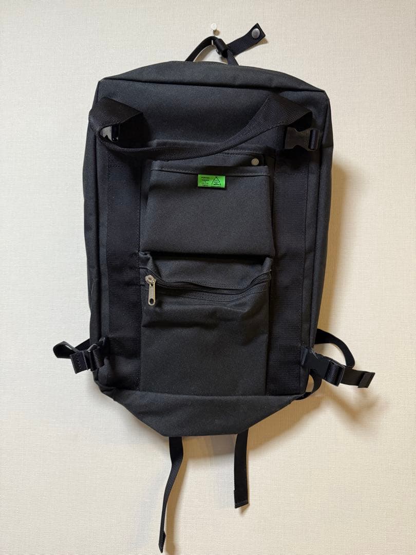 POTER UNION ブラックナイロンリュック