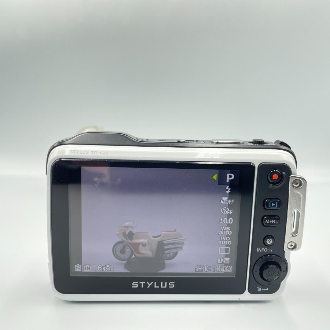 【動作品・転送特典無料あり】OLYMPUS TG-625 WHITE