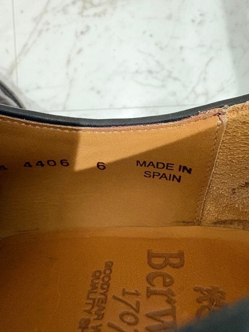 Berwick 革靴 プレーントゥ UK6