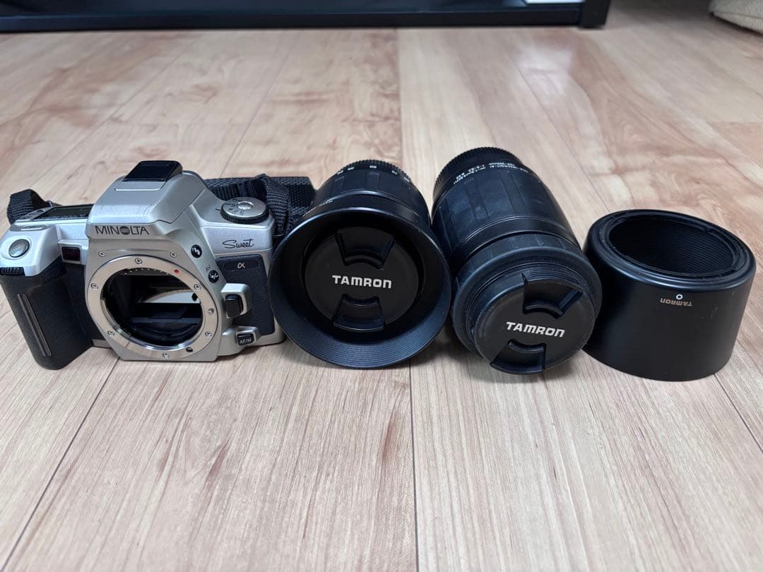 ミノルタ フィルム一眼レフカメラ Maxxum XT Si タムロンレンズ2本