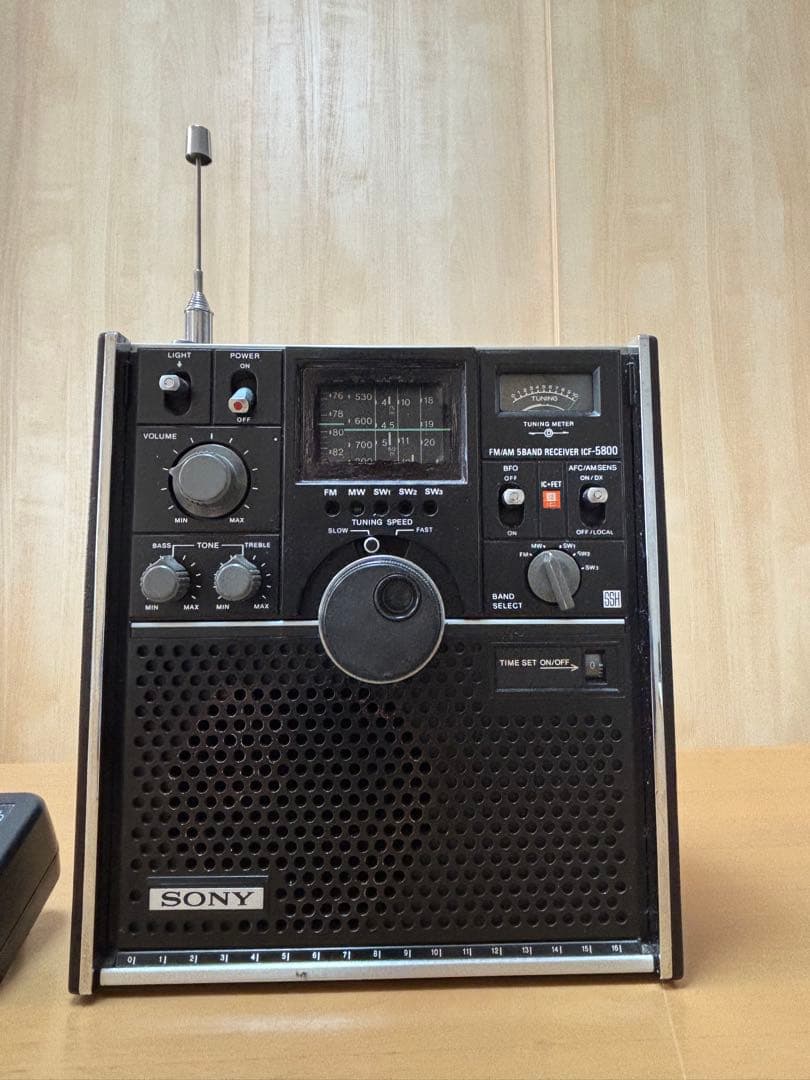 SONY スカイセンサーICF-5800 ACアダプター付属　完動品