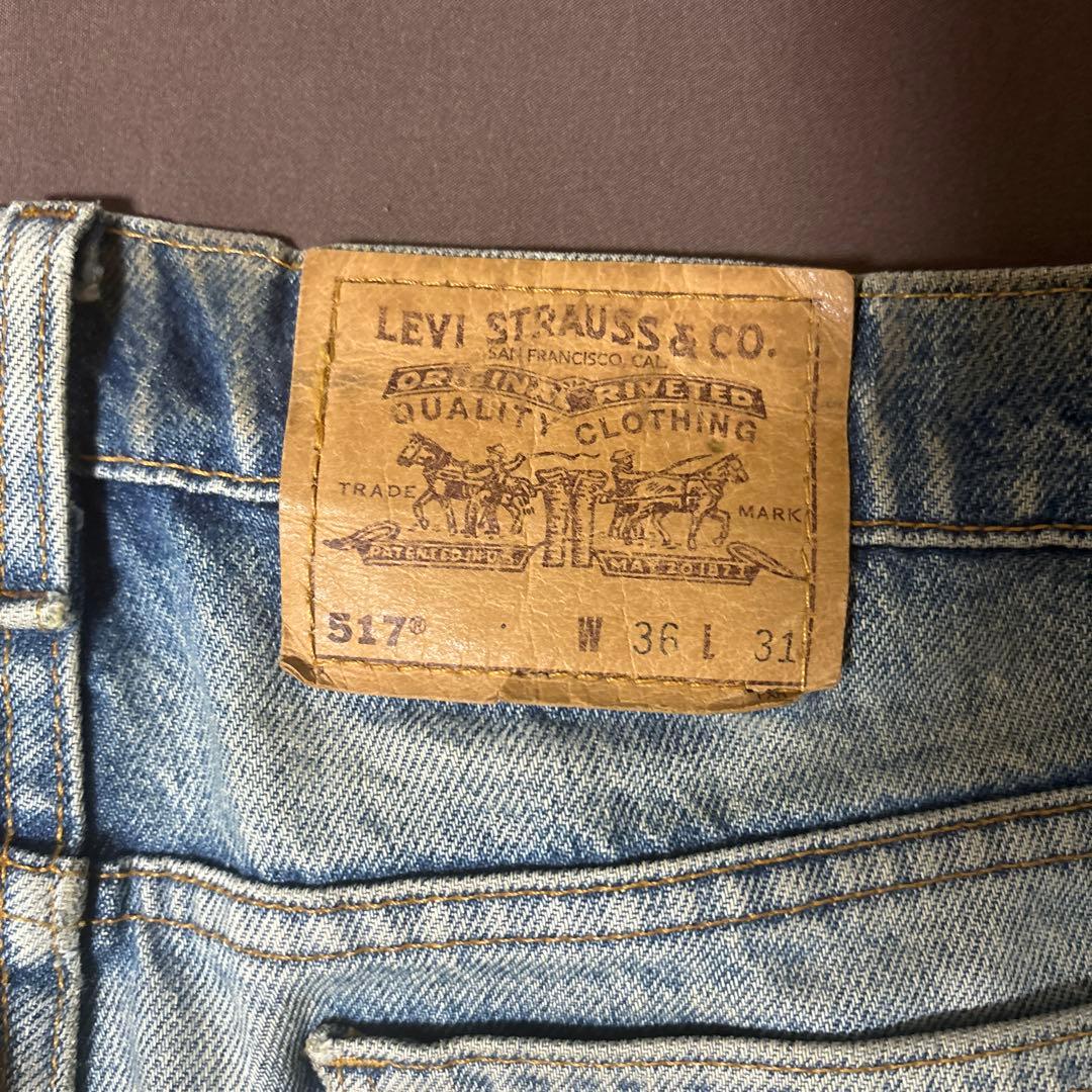 LEVI 517 デニムパンツ W36 L31 80s 90s