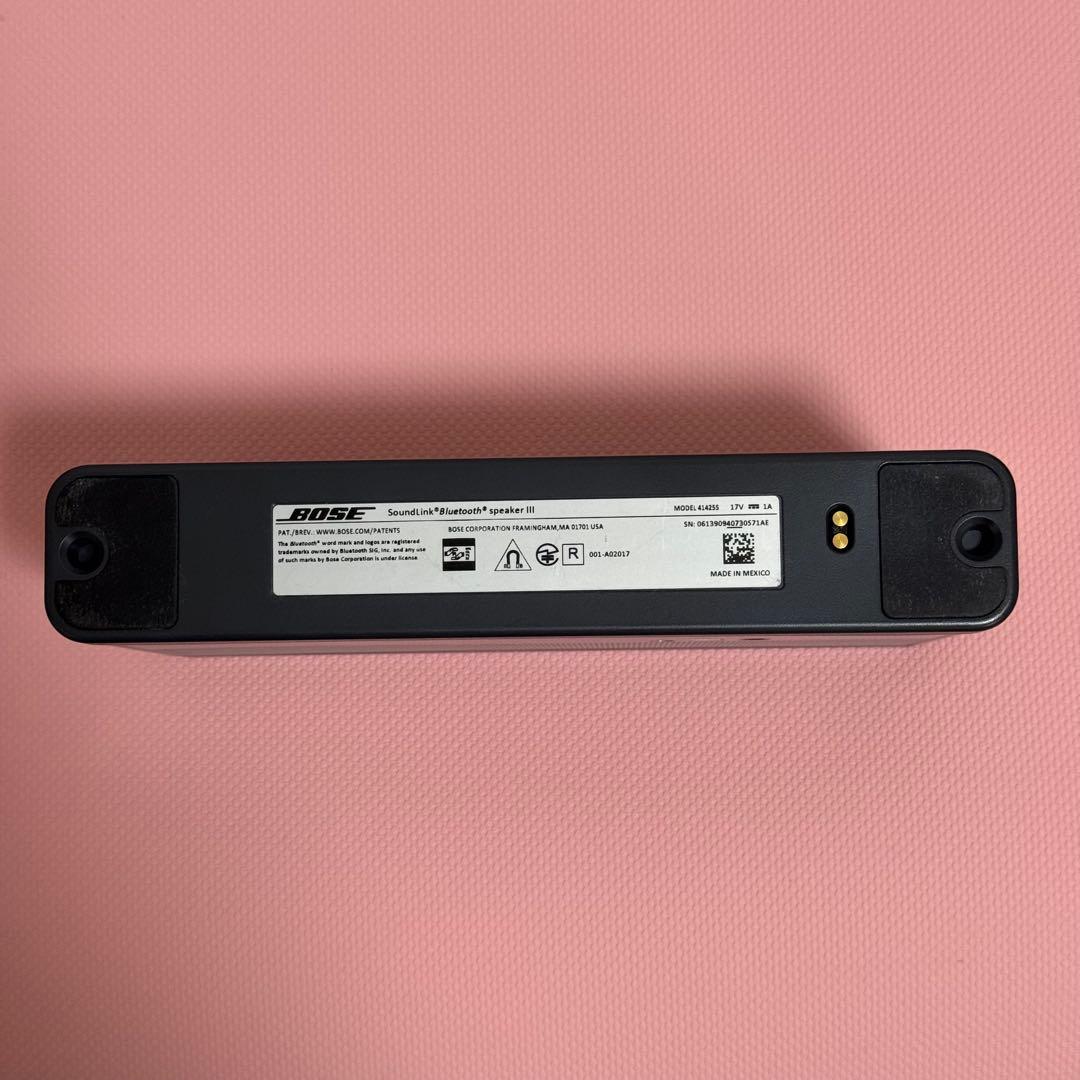 Bose SoundLink speaker III（本体＋純正ACアダプタ）