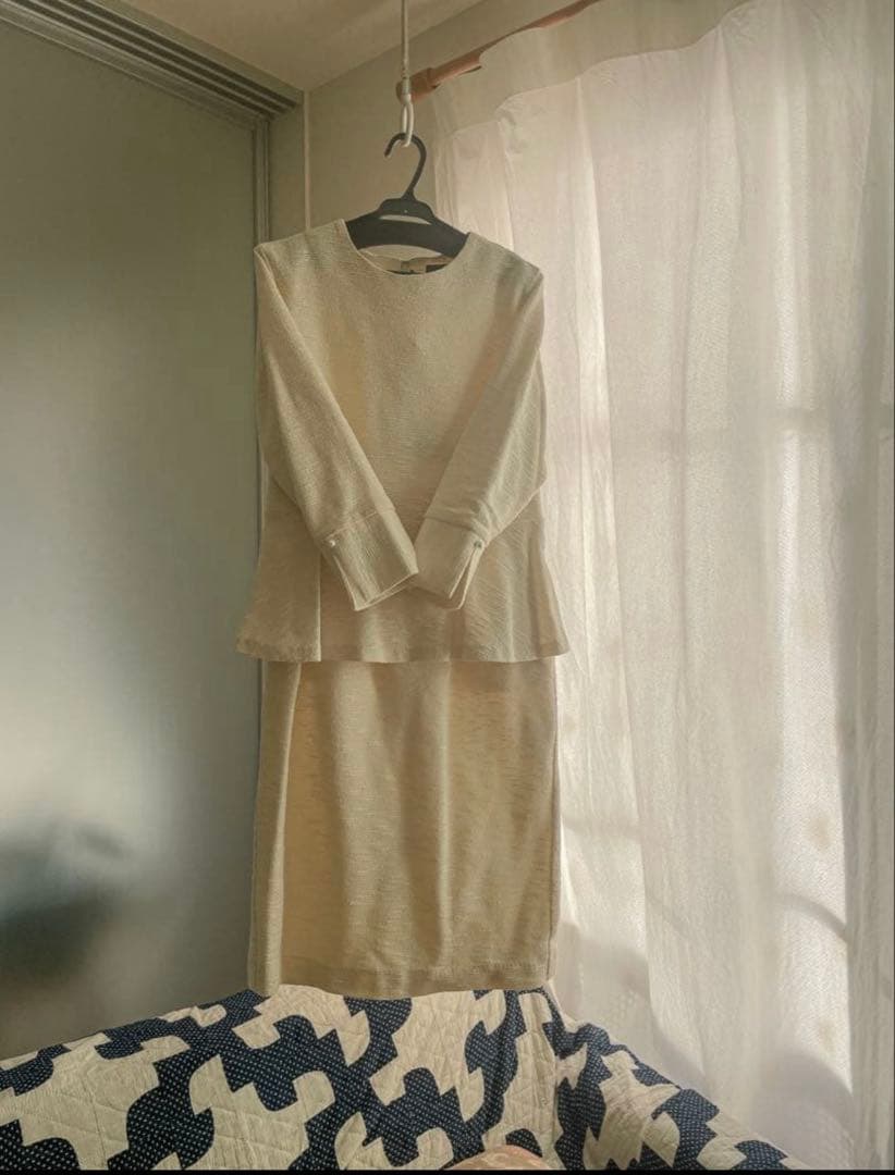 SHIPS ペプラムツイード ドレススーツ セットアップ 入学式 卒業式