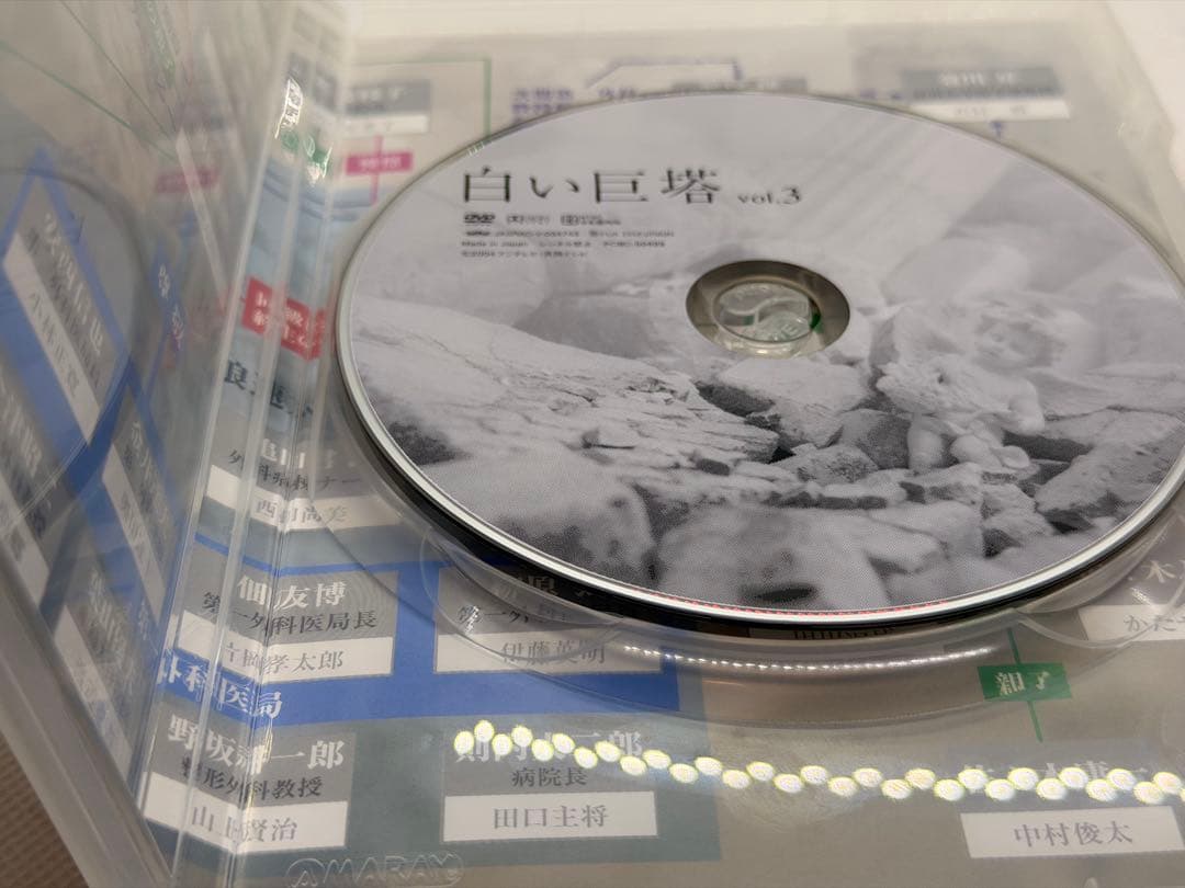 白い巨塔 DVD 全巻セット（1〜8巻＋特典DISC）　P-6