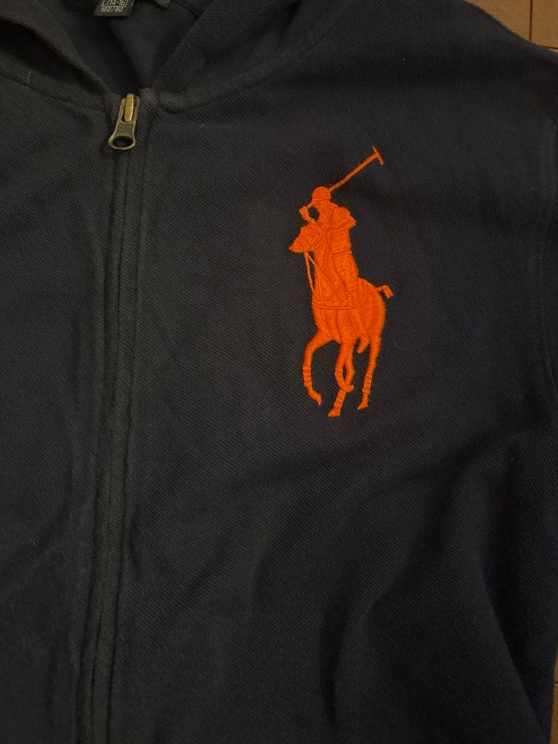 Ralph Lauren ビッグポニー　ジップアップパーカー　Kids L