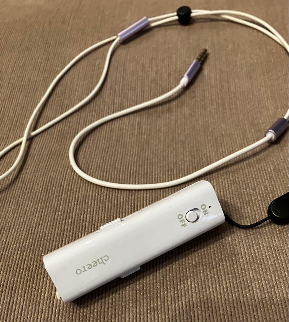 【値下】cheero Otocarti 骨伝導イヤホン収納袋付き