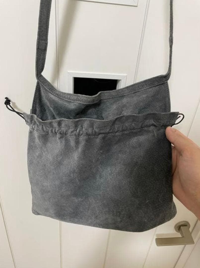 Hender Scheme 巾着 バッグ グレー