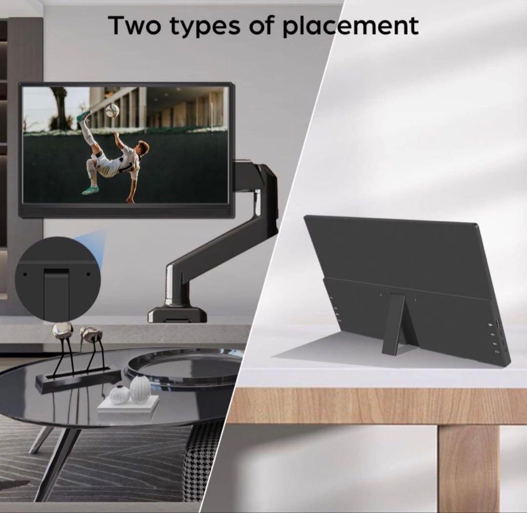 15.6インチ タッチモバイルモニター タッチ機能 スピーカー内蔵