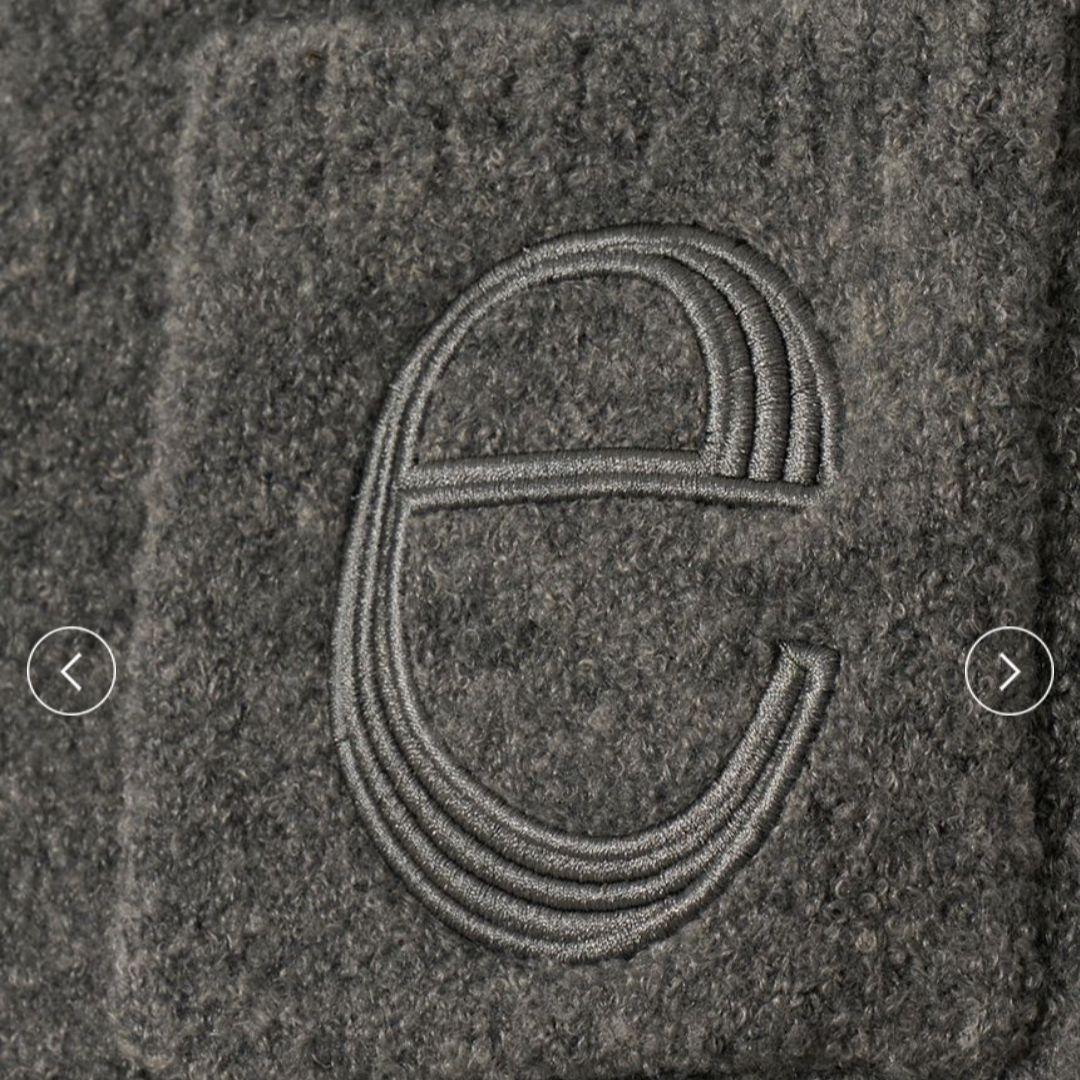 EIMY ISTOIRE 新品タグ付　ブークレニットカーディガン　GREY