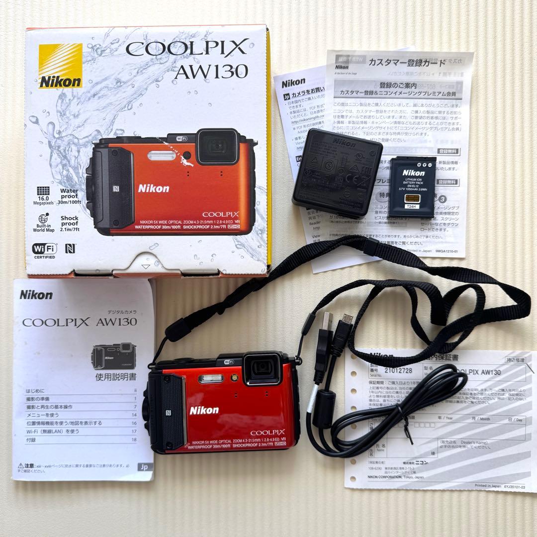 美品✨付属品全て有りNikon AW130