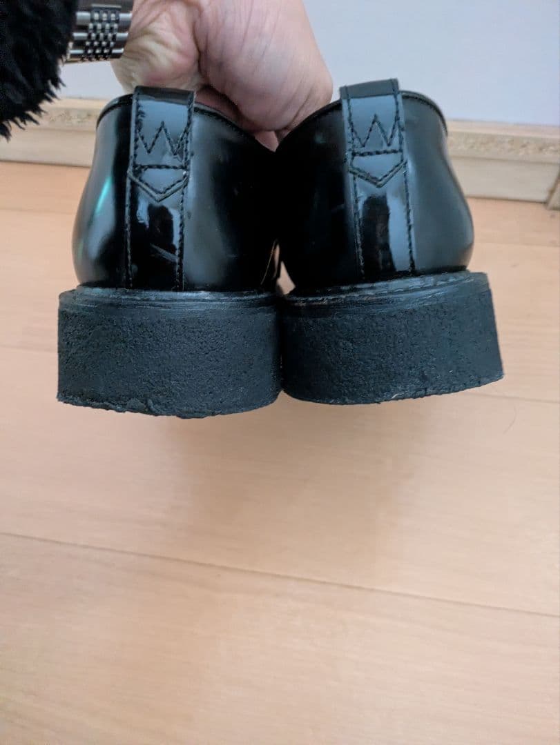 kids loves gaite スタッズキャップトゥラバーソールシューズ